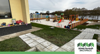 Завершение работ по обустройству общественной зоны в поселке "Карамель"